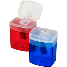 Bigpoint Plastik Kalemtraş Depolu Kapaklı - 3'Lü