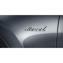 Porsche 'diesel' Çamurluk Yazısı Krom 958 559 675 01