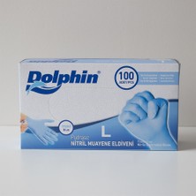Dolphin -Pudrasız Nitril Eldiven (Paket -100 Adet)