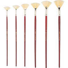 Bigpoint 113/2 Doğal Beyaz Kıl Yelpaze Fırça