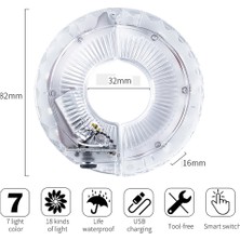 West Biking LED Bisiklet Tekerlek Işık Bisiklet Ön Kuyruk Hub 7 (Yurt Dışından)