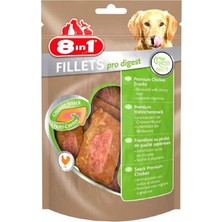 8in1 Pro Digest Sindirim Sistemi Destekleyici Tavuk Fileto Köpek Ödül Maması 80GR