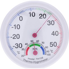 MBW -35 / 55 ° C Mini Kapalı Analog Sıcaklık Nem Ölçer - Beyaz (Yurt Dışından)