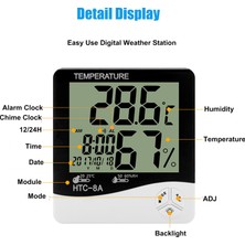 Mbw Dijital Higrometre Termometre İç Sıcaklık Monitörü (Yurt Dışından)
