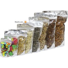 Ambalaj Pazarı Şeffaf Metalize Doypack 15X24 cm - 100'LÜ