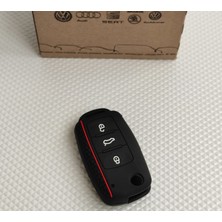 Pelit Otomotiv Volkswagen Anahtar Kılıfı Silikon 3 Tuş (Oem)