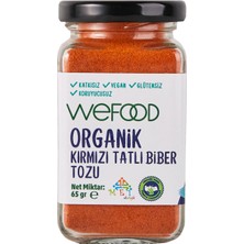 Wefood  Kırmızı Tatlı Biber Tozu 65 gr