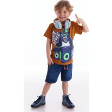 MSHB&G  Dj Erkek Çocuk Tshirt-Kot Şort Takım