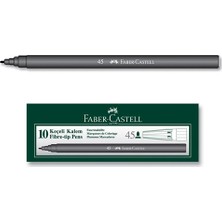 Faber-Castell 5061 Keçeli Kalem 10'lu  Siyah