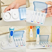 Kyver Oral-B Şarjlı Diş Fırçaları ile Uyumlu Makine ve Başlık Tutucu Kutu