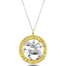 Gumush ​Gümüş Gold Yay Burcu Kolye