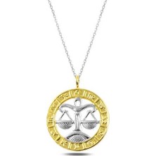 Gumush ​Gümüş Gold Terazi Burcu Kolye