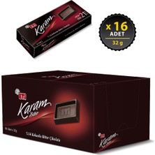 Eti Karam Mini Kakaolu Bitter Çikolata 32 g x 16 Adet
