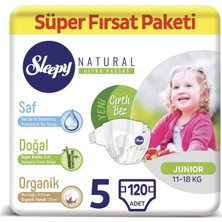 Sleepy Natural 5 Numara 120 Li Bebek Bezi