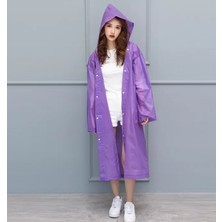 Marlux Raincoat Eva Unisex  Mor Yağmurluk