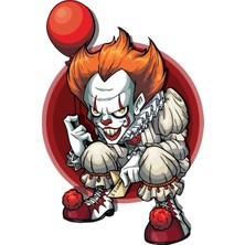 Sticker Atölyesi Pennywise Sticker - 13097