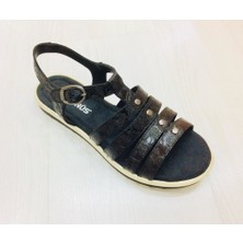 VENÜS1819405Y Kadın Günlük Deri Sandalet