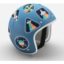 Tugibu Laptop Sticker Notebook Macbook Tablet Kask Snowboard Uzay - NS29