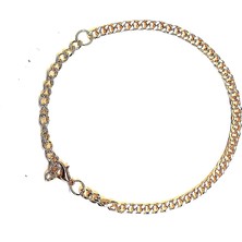 X-lady Accessories Altın Kaplama Ince Cadena Bileklik