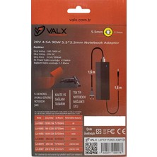 Valx LA-20055 20V 90W 5.5x2.5 Notebook Adaptör