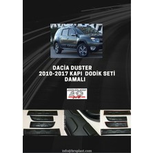 Servet Dizayn Oto 2010-2017 Dacia Duster Damalı Kapı Dodik 4 Prç.