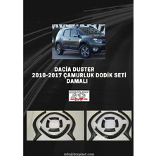 Servet Dizayn Oto 2010-2017 Dacia Duster Damalı Çamurluk Dodik 8 Prç.