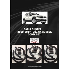 Servet Dizayn Oto 2010-2017 Dacia Duster Düz Çamurluk Dodik 8 Prç.