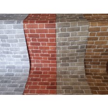 Golden Ekonomık Bordo Taş Desen Duvar Kağıdı