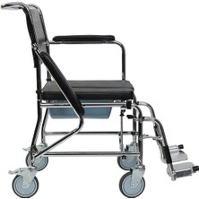 Golfi̇ G-125A Banyo Tuvalet Tekerlekli Sandalye / Commode Wheelchair