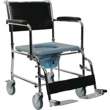 Golfi̇ G-125 Banyo Tuvalet Tekerlekli Sandalye / Commode Wheelchair