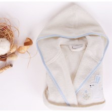 Baveno  Pamuklu Tavşan Desenli Çocuk Bornozu