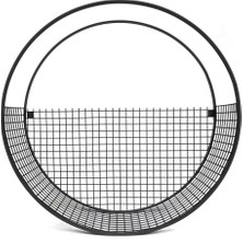 Wess Dizayn Metal Duvar Rafı Dekoratif Silindir Model Wd-05