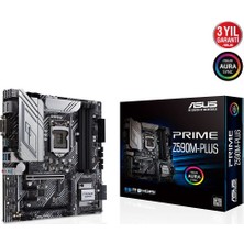 ASUS Prime Z590M-Plus Intel Z590  DDR4 5133 MHz (OC) Lga1200 mAtx Anakart