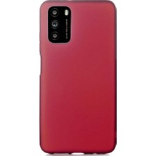 Case 4U Xiaomi Poco M3 Kılıf Klasik Mat Renkli Yumuşak Premier Silikon Koyu Mor