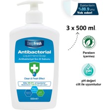 Deep Fresh Antibakteriyel Sıvı Sabun 3 x 500 ml