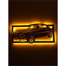 Dekoraven Klasik Araba LED Işıklı Tablo