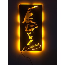 Dekoraven Atatürk Işıklı Tablo