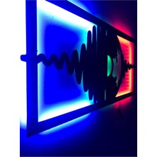 Dekoraven Müzik Plak LED Işıklı Tablo