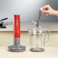 Korkmaz Vertex Mega InoxKırmızı Blender Set