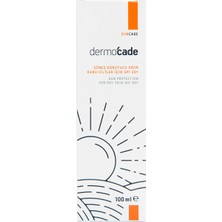 Dermocade Spf 50+ Güneş Koruyucu Krem Kuru Ciltler 100 ml