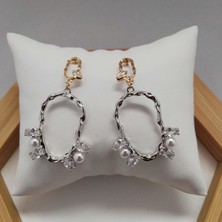 Modamugo Zirkon Taşlı Spor Model Incili Küpe Mix Renk