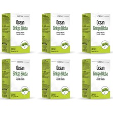 Orzax Ocean Ginkgo Biloba 30 Kapsül 6'lı Paket
