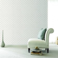 Decowall Armani Gri Baklava Desenli Duvar Kağıdı 3009-07