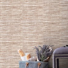 Decowall Harmony Kırmızı Hasır Çizgili Duvar Kağıdı 206-01