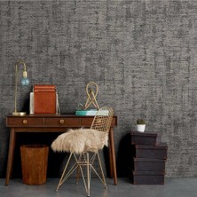 Decowall Astor Yosun Yeşil Düz Kabartmalı Duvar Kağıdı 104-04