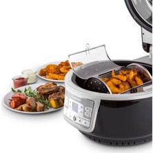 Klarstein Vitair Turbo Airfryer 1400 W Fritöz - Siyah