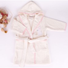 Baveno  Pamuklu Tavşan Desenli Çocuk Bornozu