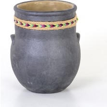 Euro Flora Küp Beton Saksı 12X20.5 cm