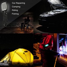 Monster Mobile MST1000 52 LED 360° Kablosuz Şarj Edilebilir Çalışma Kamp Seyahat Tamir Lambası-Siyah