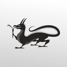 Technopa Folyo Sticker Ejderha